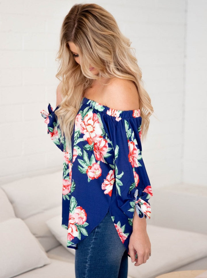 Floral Mila Off Shoulder Top