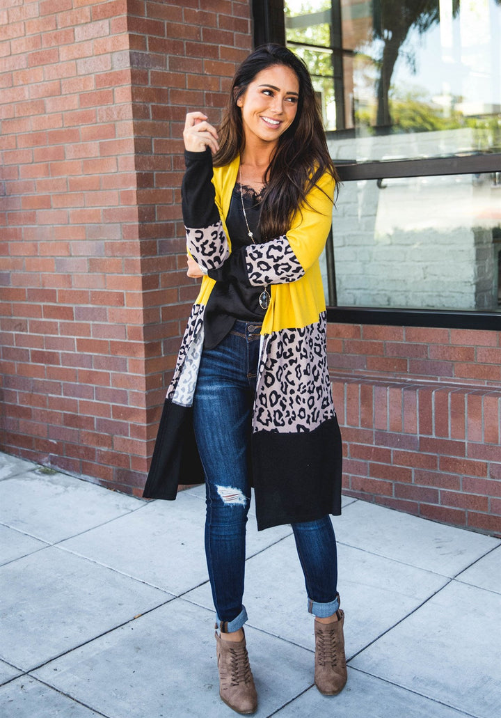 The Briana Colorblock Cardigan