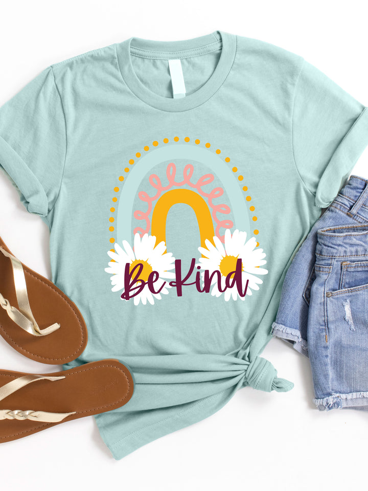 Be Kind Rainbow Graphic Tee