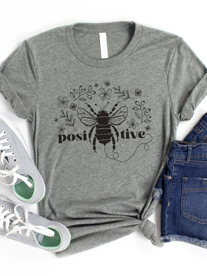 Bee Positive Graphic Tee
