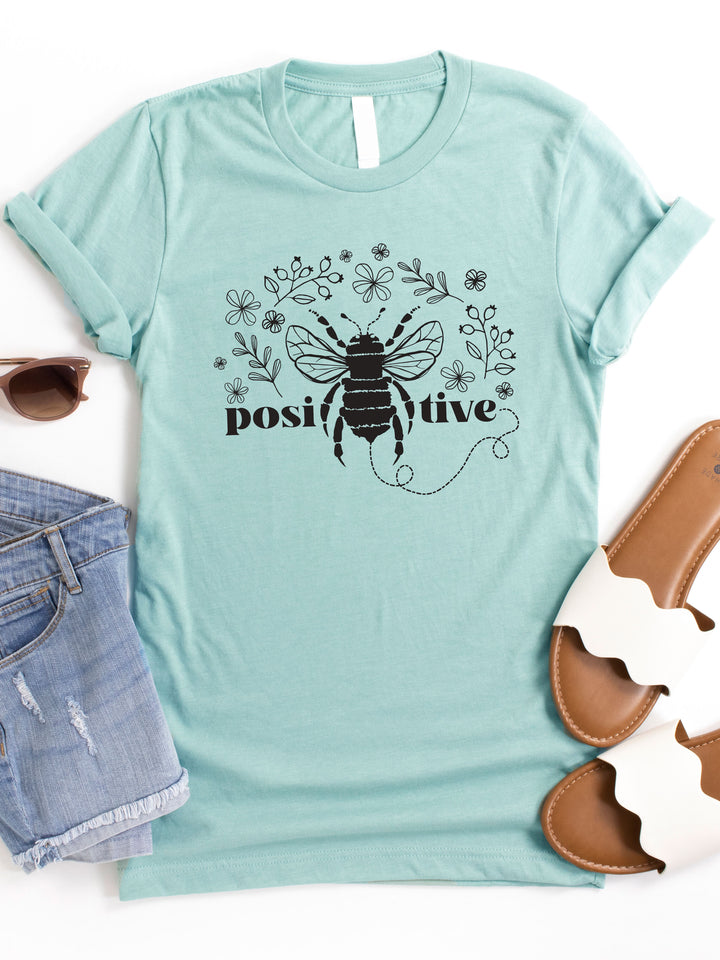Bee Positive Graphic Tee