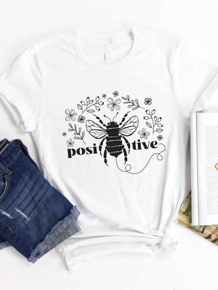 Bee Positive Graphic Tee