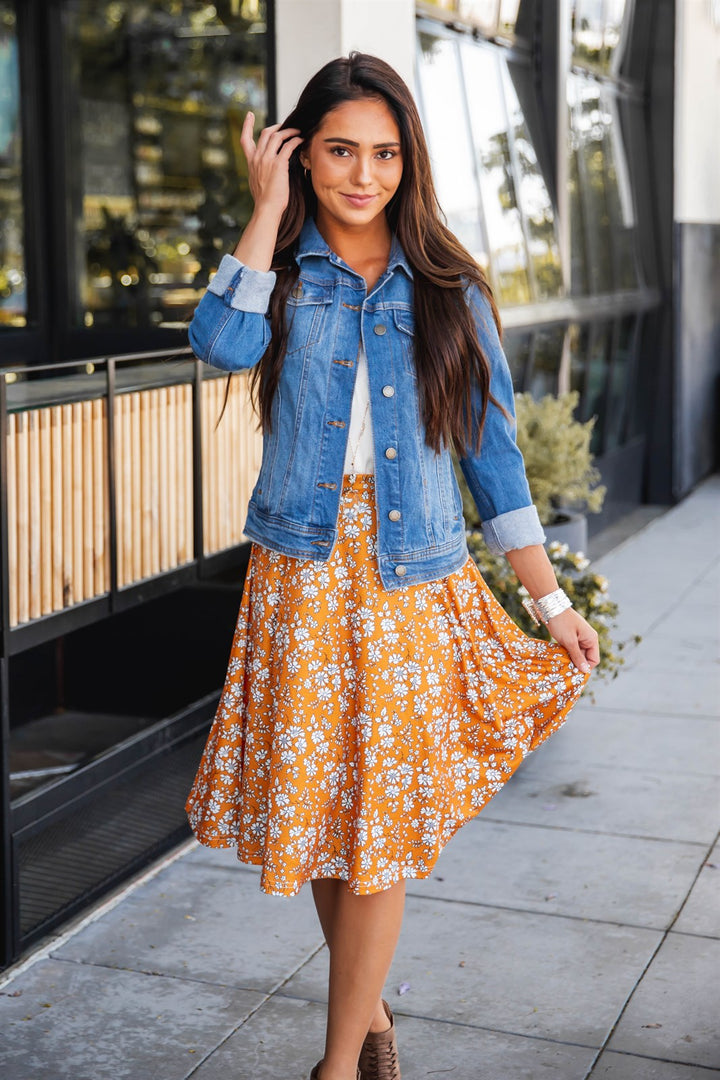 Floral Print Laura Skirt
