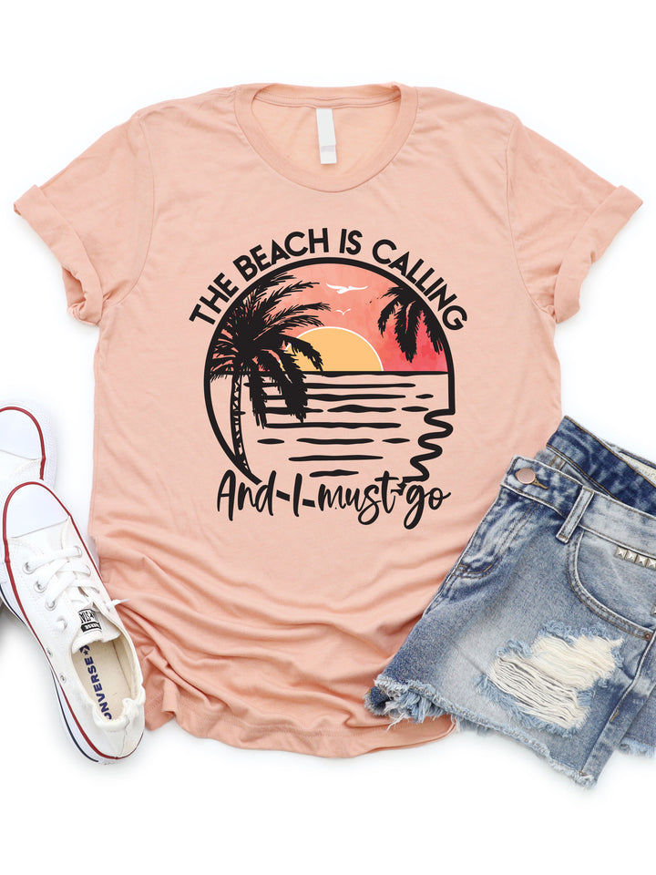 Beach is Calling Graphic Tee