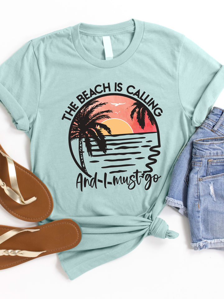 Beach is Calling Graphic Tee