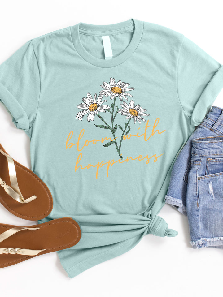 Bloom with Happiness Graphic Tee