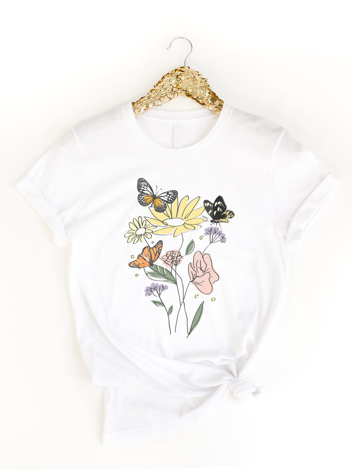 Butterfly Bouquet Graphic Tee