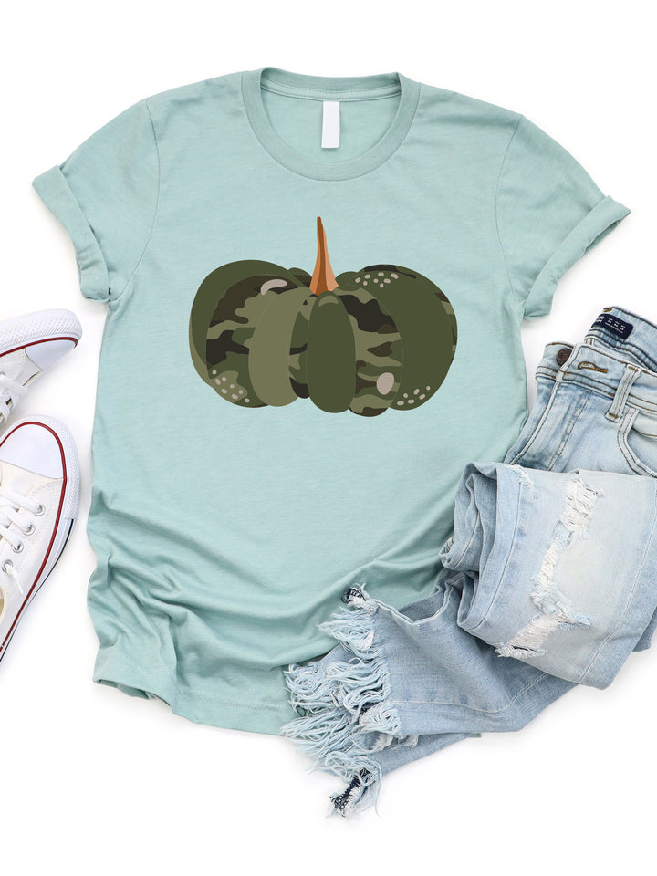 Camo Pumpkin Graphic Tee