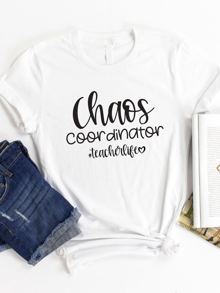 Chaos Coordinator Teacherlife Graphic Tee