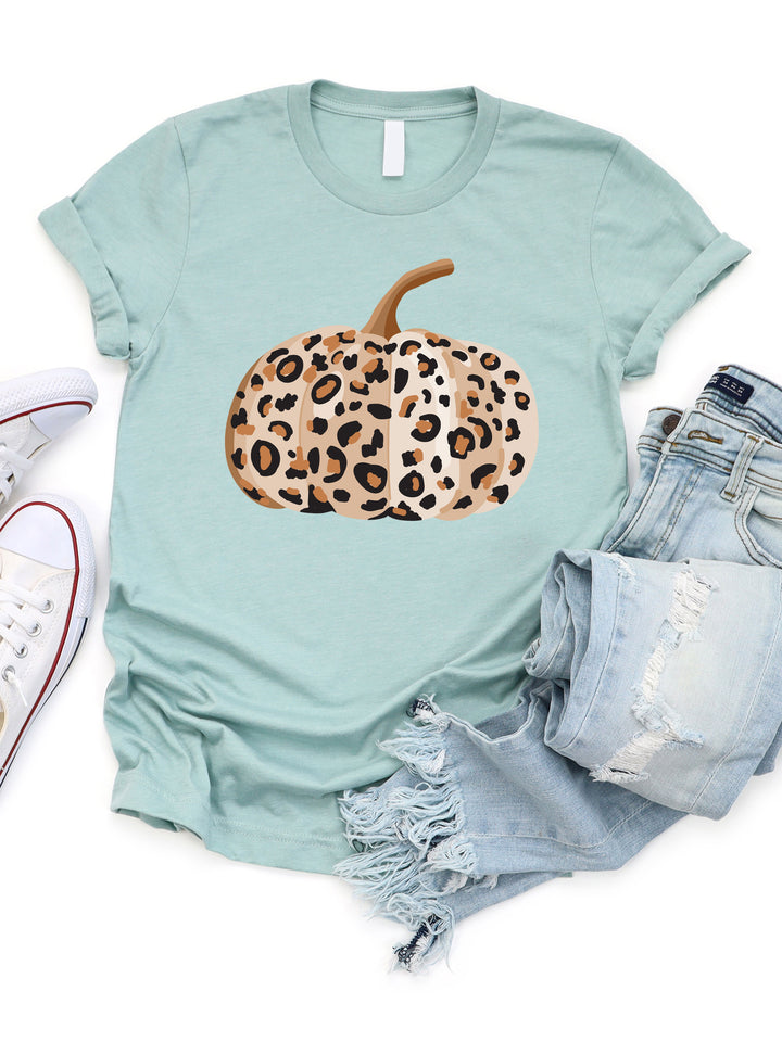 Cheetah Pumpkin Graphic Tee