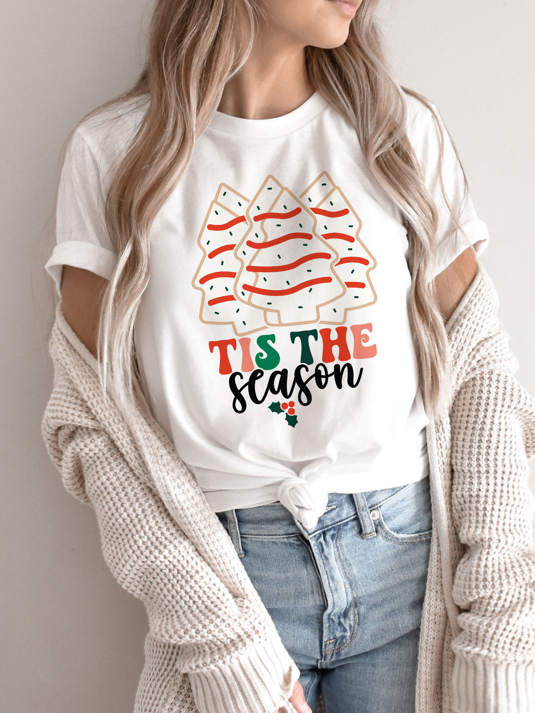 Tis the Season Christmas Cookies Graphic Tee
