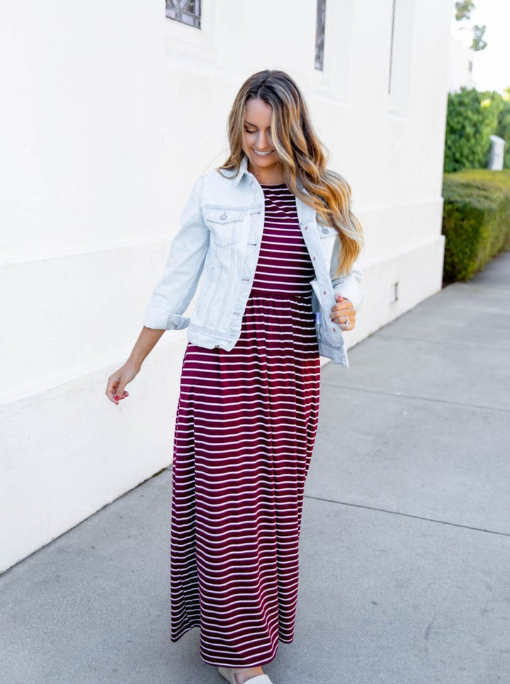 Hazel Striped Tank Dress