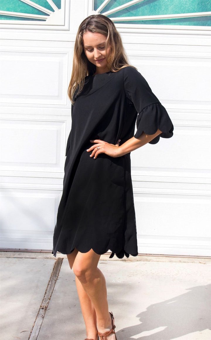 Scallop Edge Haylie Dress