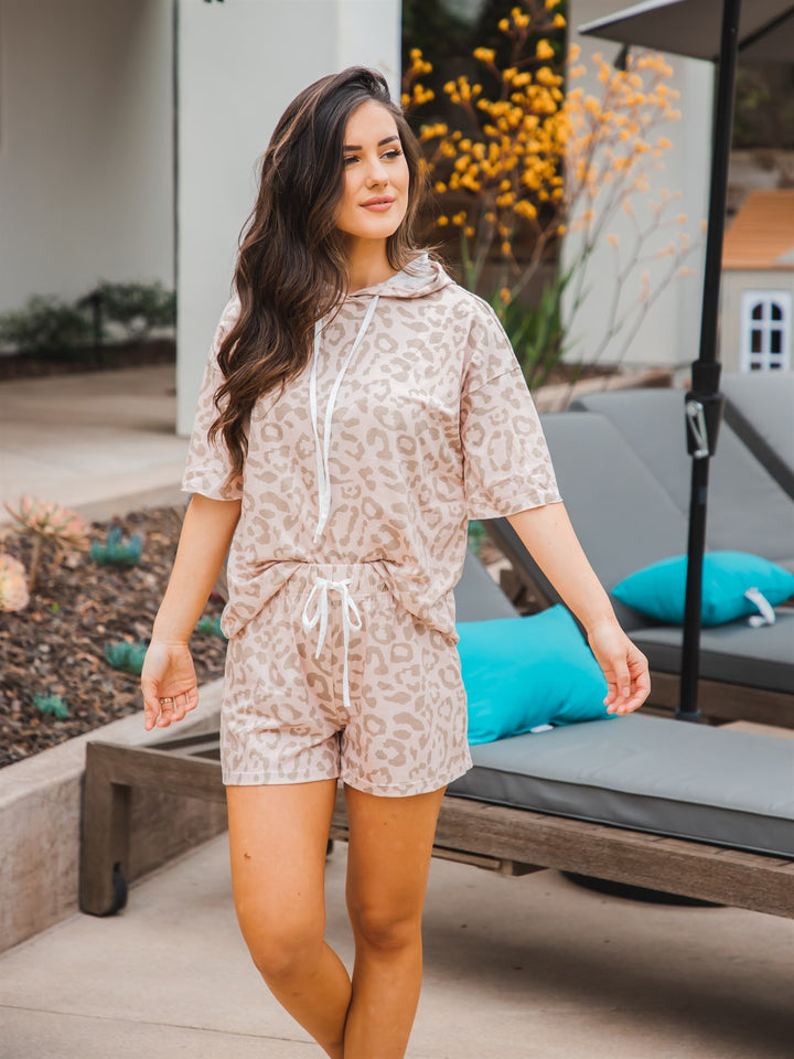 Katelyn Lounge Set - Tan