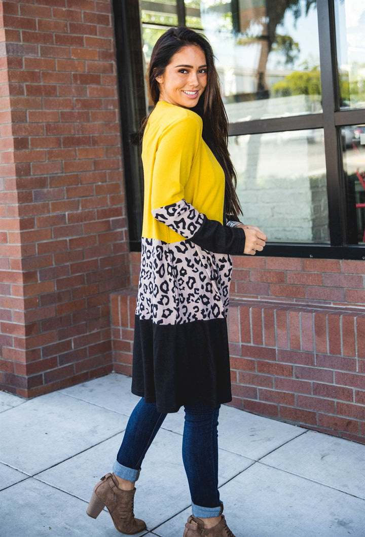 The Briana Colorblock Cardigan