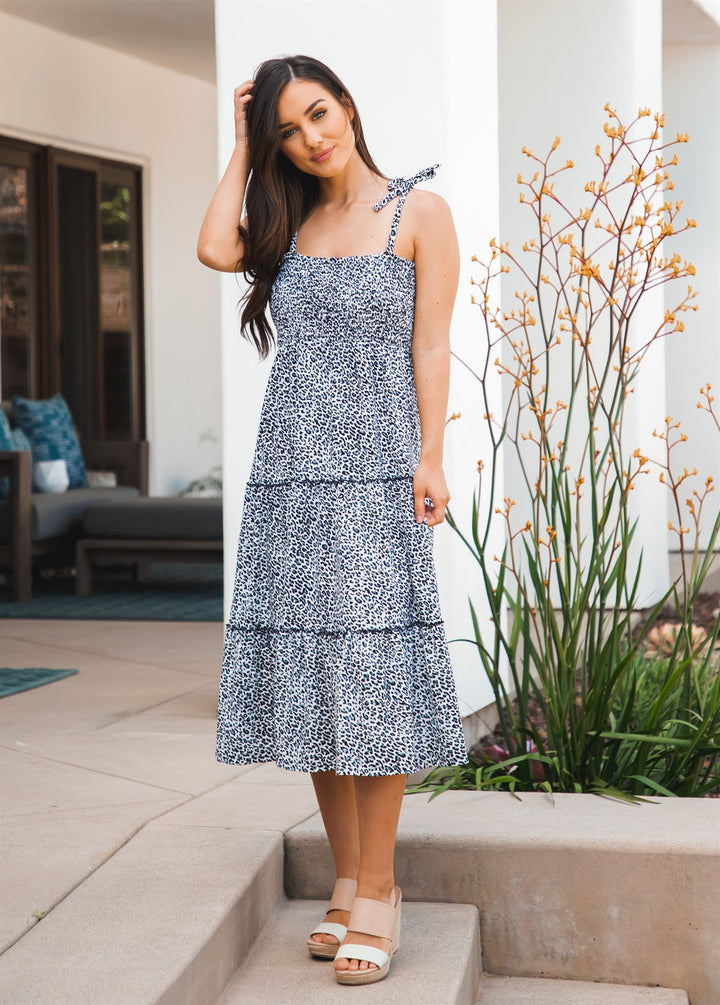 Tie Strap Ruffle Londyn Dress