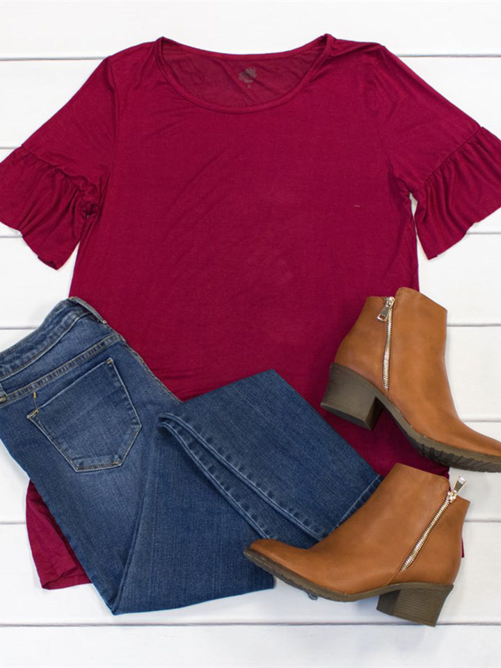 Flare Sleeve Top