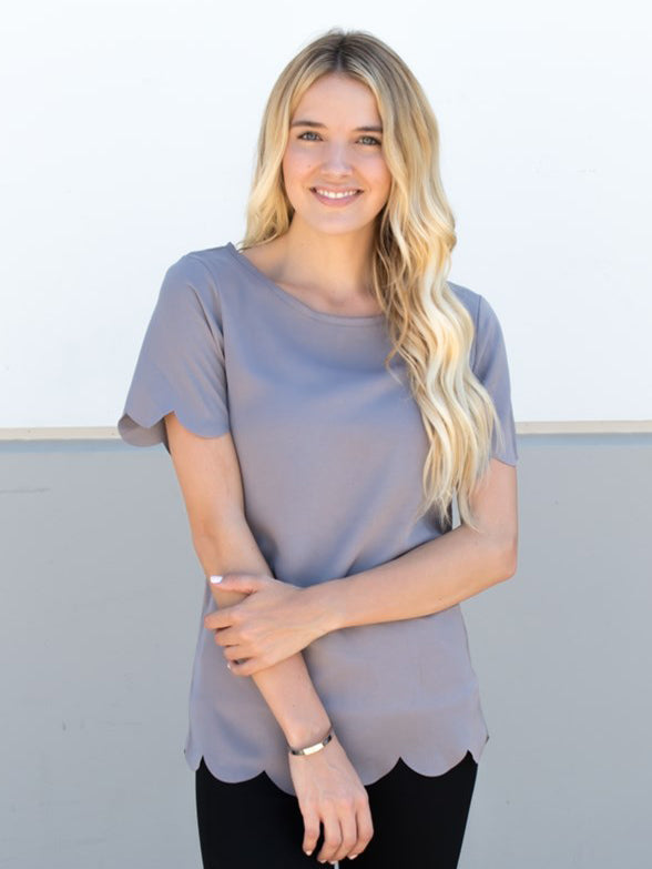 Scallop Edge Top