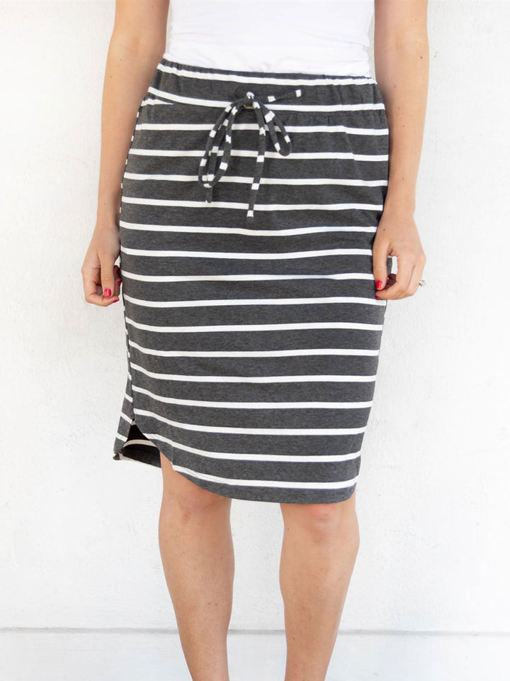 Stripe Sofie Weekend Skirt