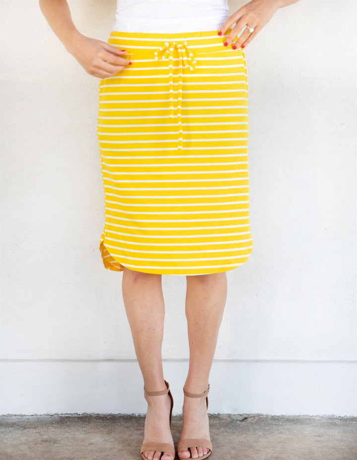 Stripe Sofie Weekend Skirt
