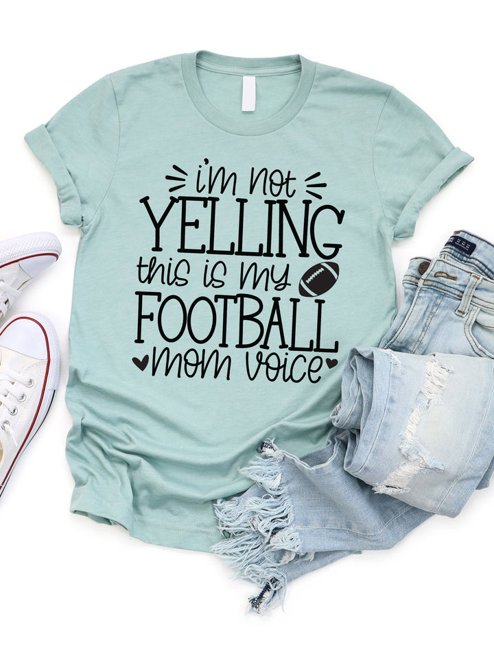 Football Mom Voice Graphic Tee