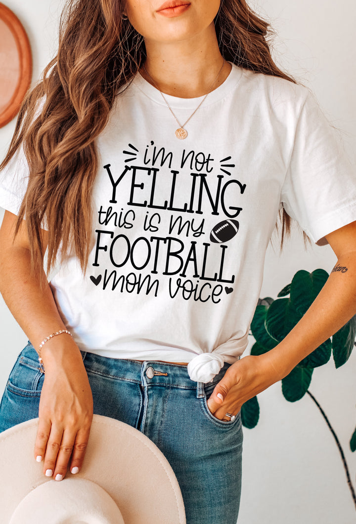Football Mom Voice Graphic Tee