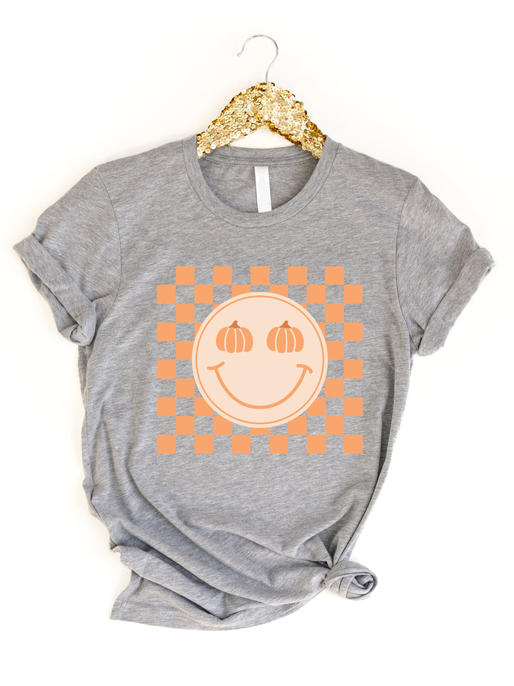 Pumpkin Smiley Face Graphic Tee