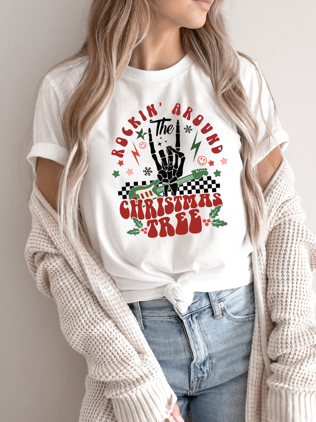 Rockin around the Christmas Tree Graphic Tee