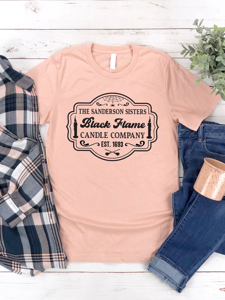 Black Flame Candle Company Graphic Tee