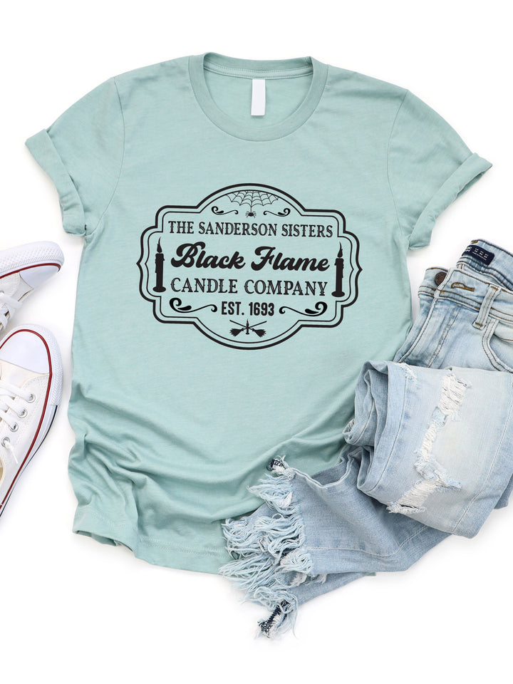 Black Flame Candle Company Graphic Tee