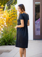 Solid Penelope Dress - Black