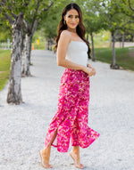 Patterned Leanne Pants - Pink Floral