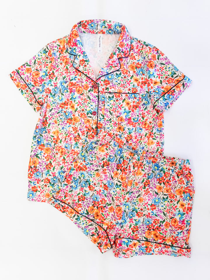 Floral Pattern Pajamas