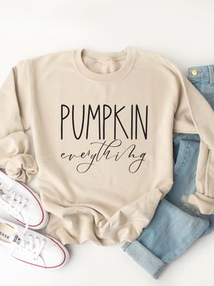 Pumpkin Everything - Graphic Sweatshirt @Savvyskirtgirl