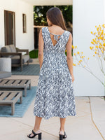 Pretty Floral Tank Dress - White