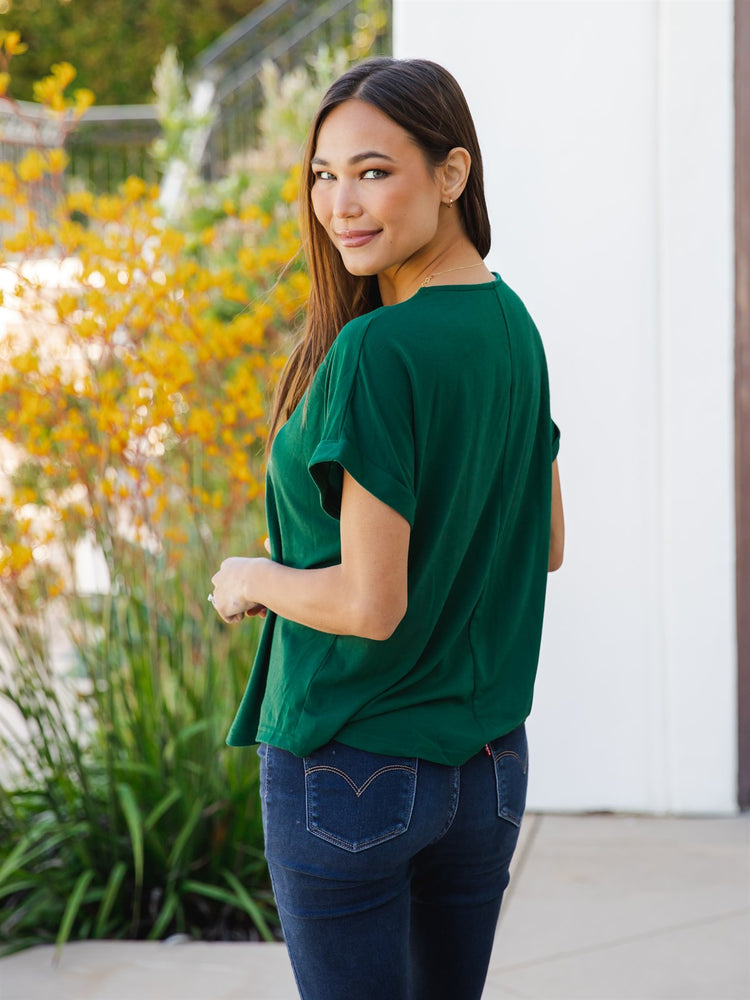 Solid Lisa Blouse - Green