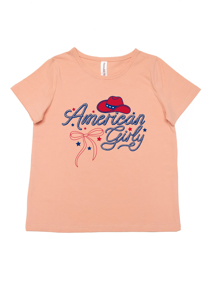 American Girly Kids Graphic Tee