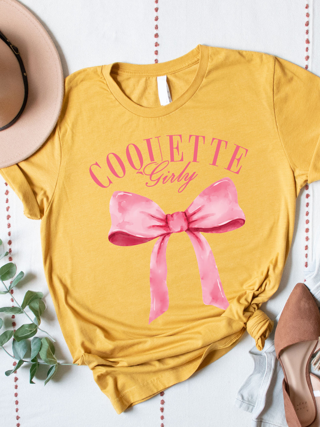 Coquette Girly Graphic Tee