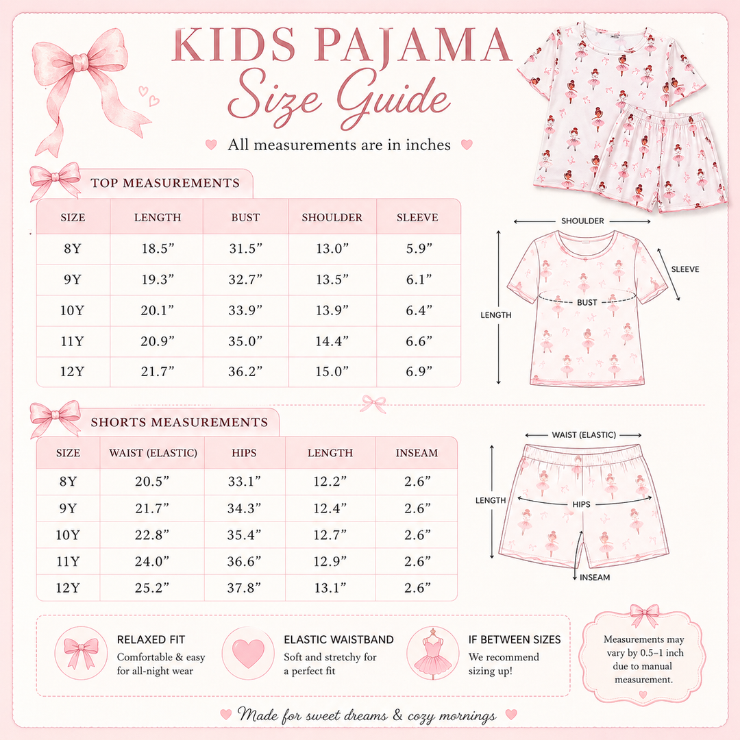 Girls Patterned Chicken Pajama Set