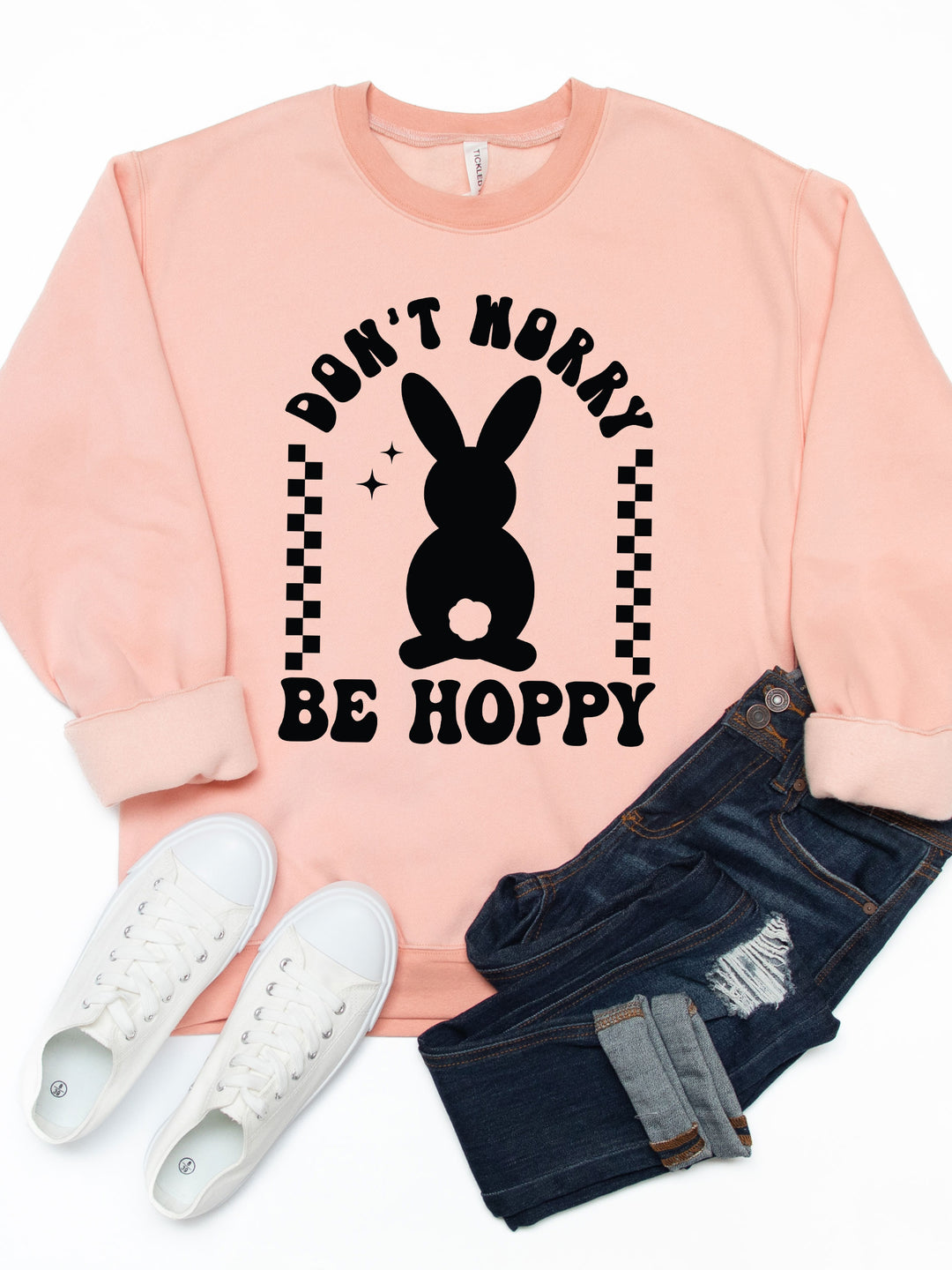 Don't Worry Be Hoppy Graphic Sweatshirt