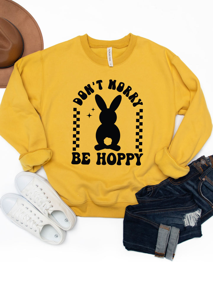 Don't Worry Be Hoppy Graphic Sweatshirt