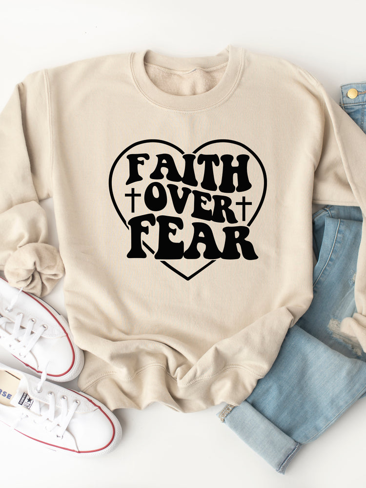 Faith Over Fear Graphic Sweatshirt