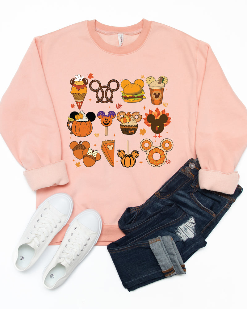 Fall Disney Icons Graphic Sweatshirt