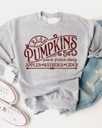 Fresh Pumpkins Graphic Sweatshirt