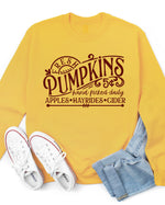 Fresh Pumpkins Graphic Sweatshirt
