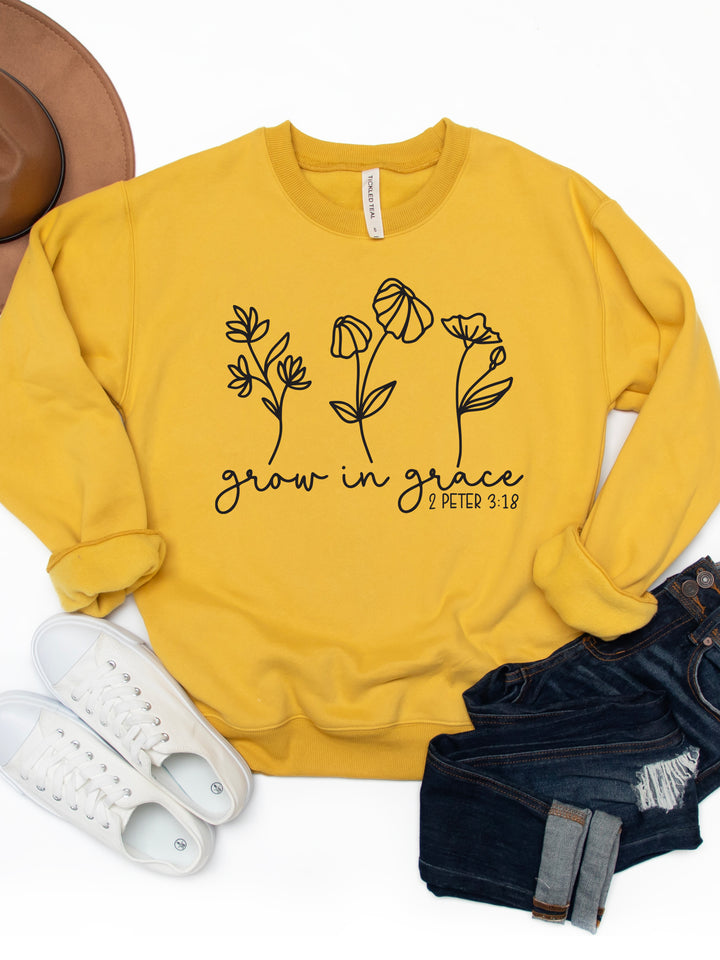 Grow In Grace Graphic Sweatshirt