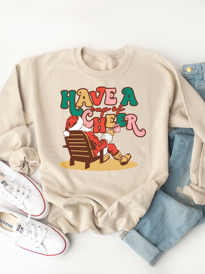 Have a cup of cheer Graphic Sweatshirt