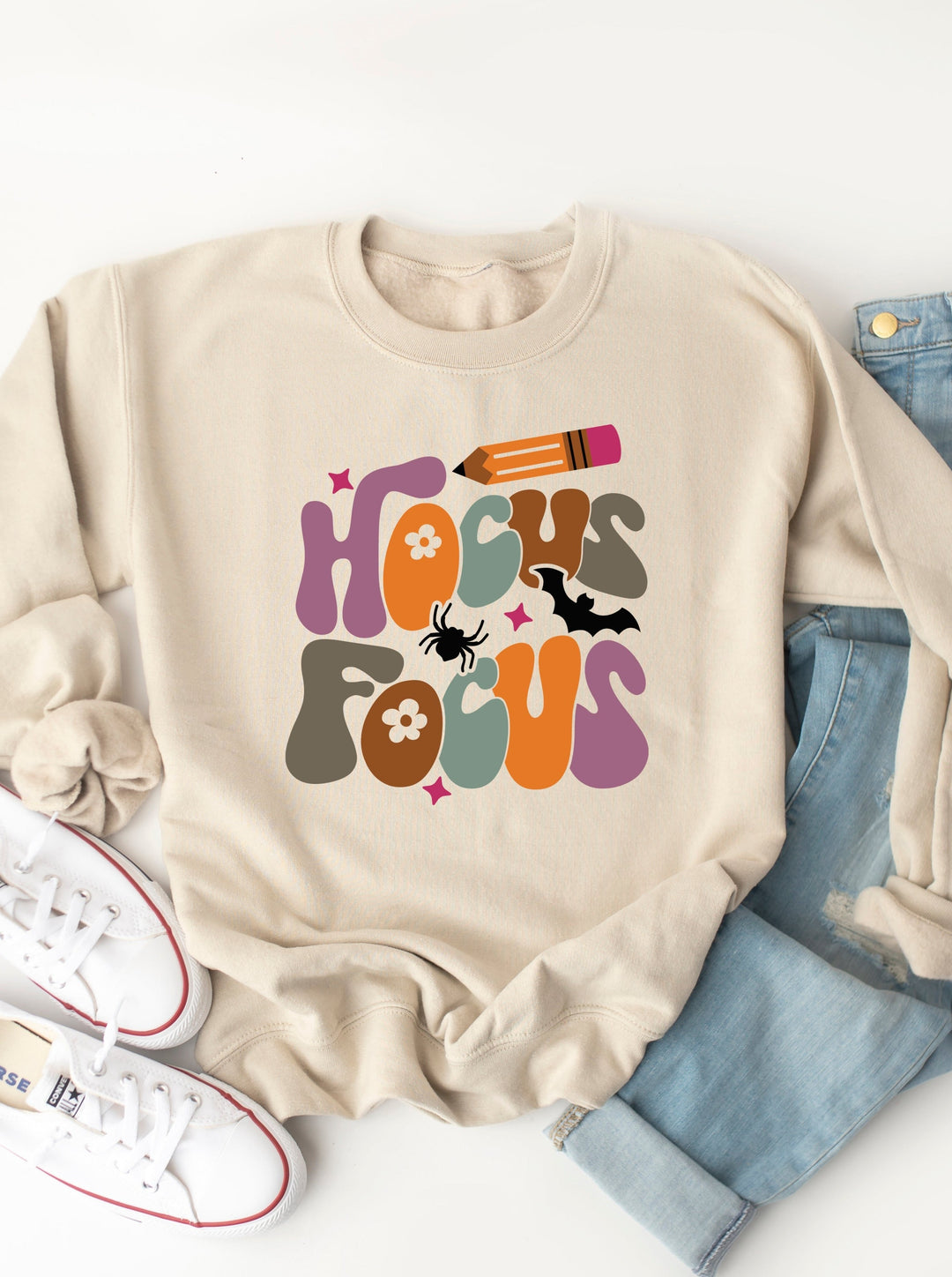 Hocus Focus Teacher Graphic Sweatshirt