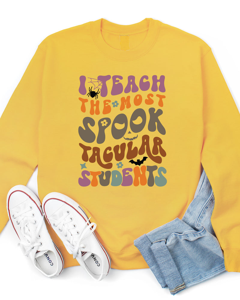 I Teach Spooktacular Students Graphic Sweatshirt