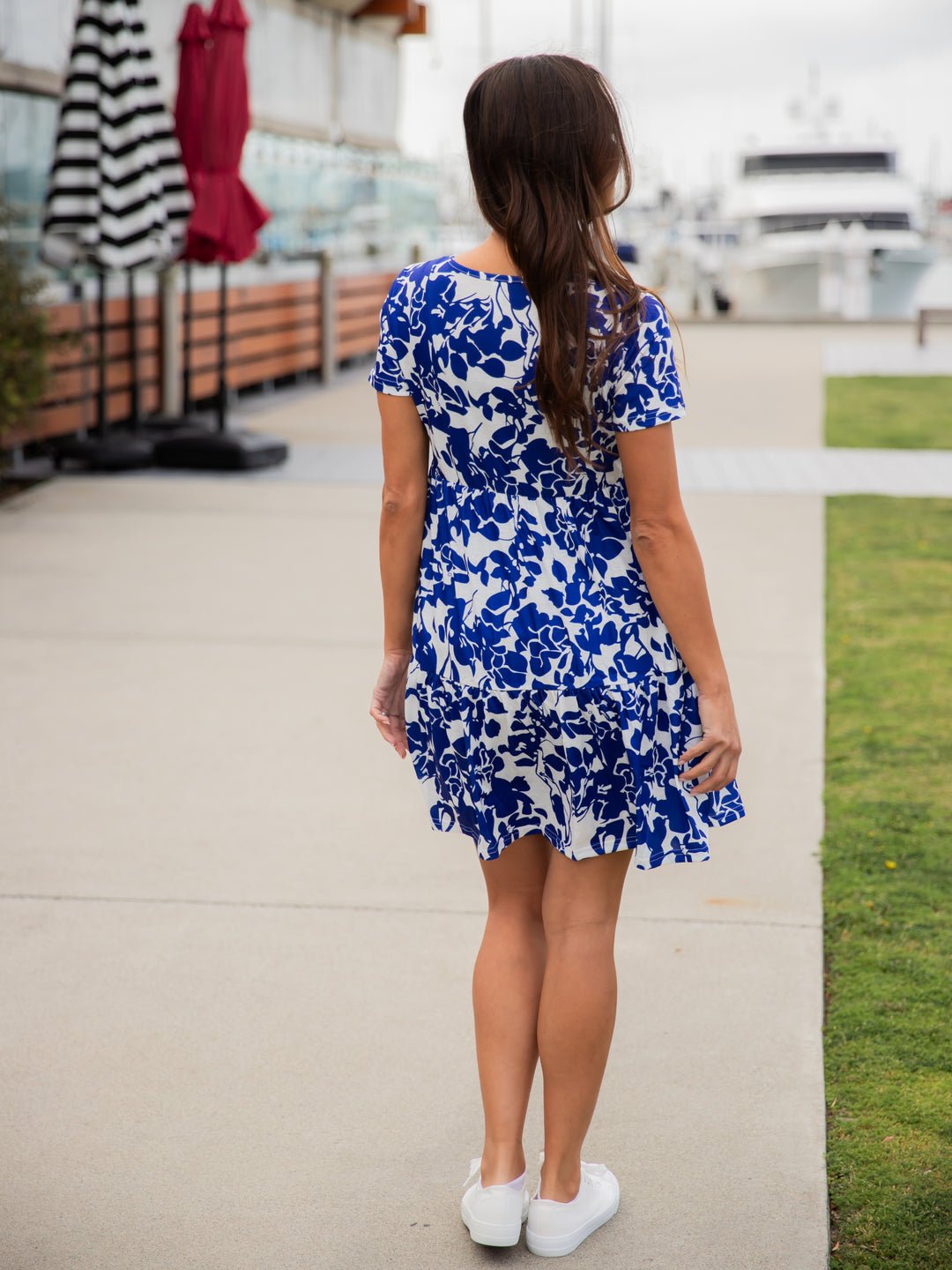 Floral Tiered Babydoll Dress